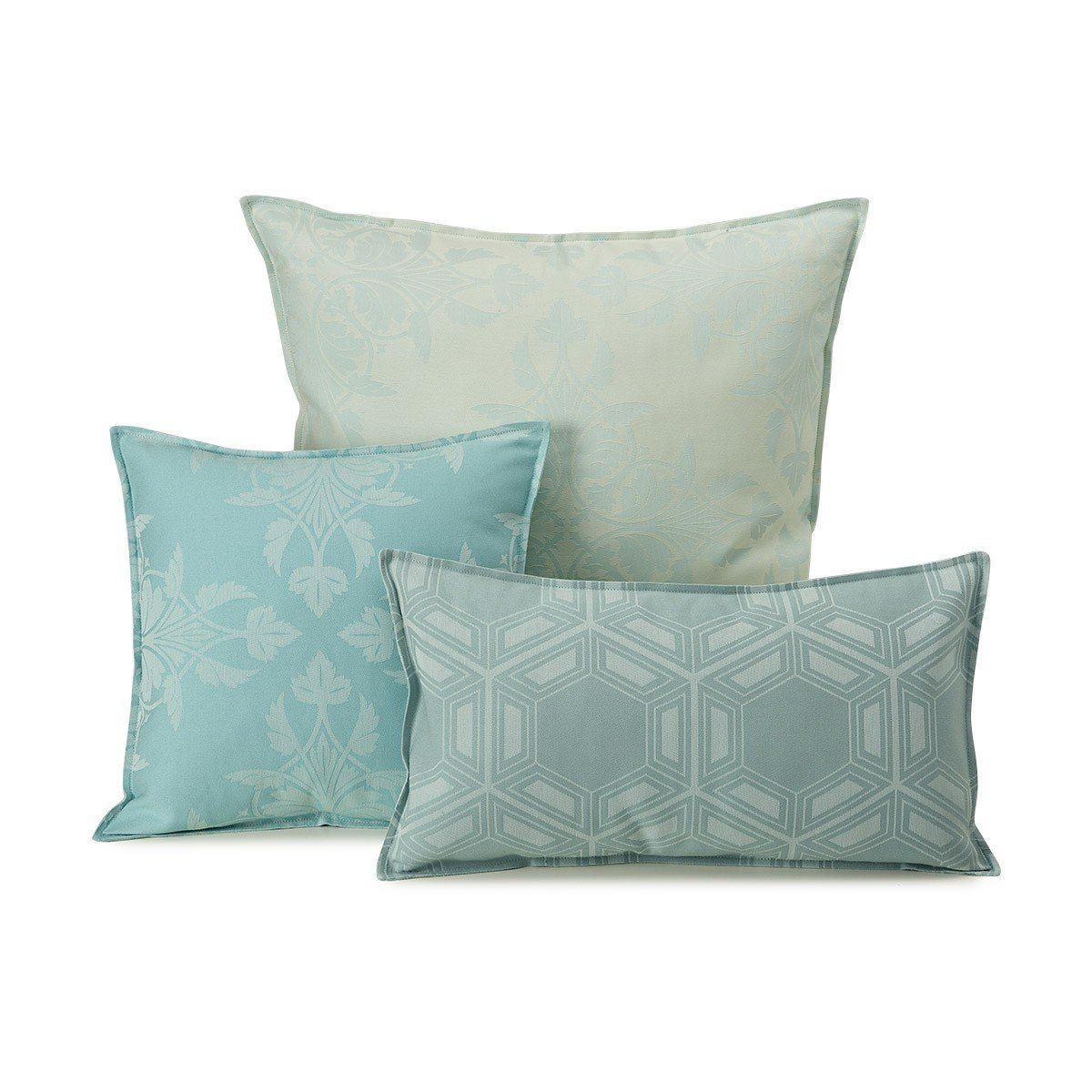 Syracuse Aqua Outdoor Pillow Collection
